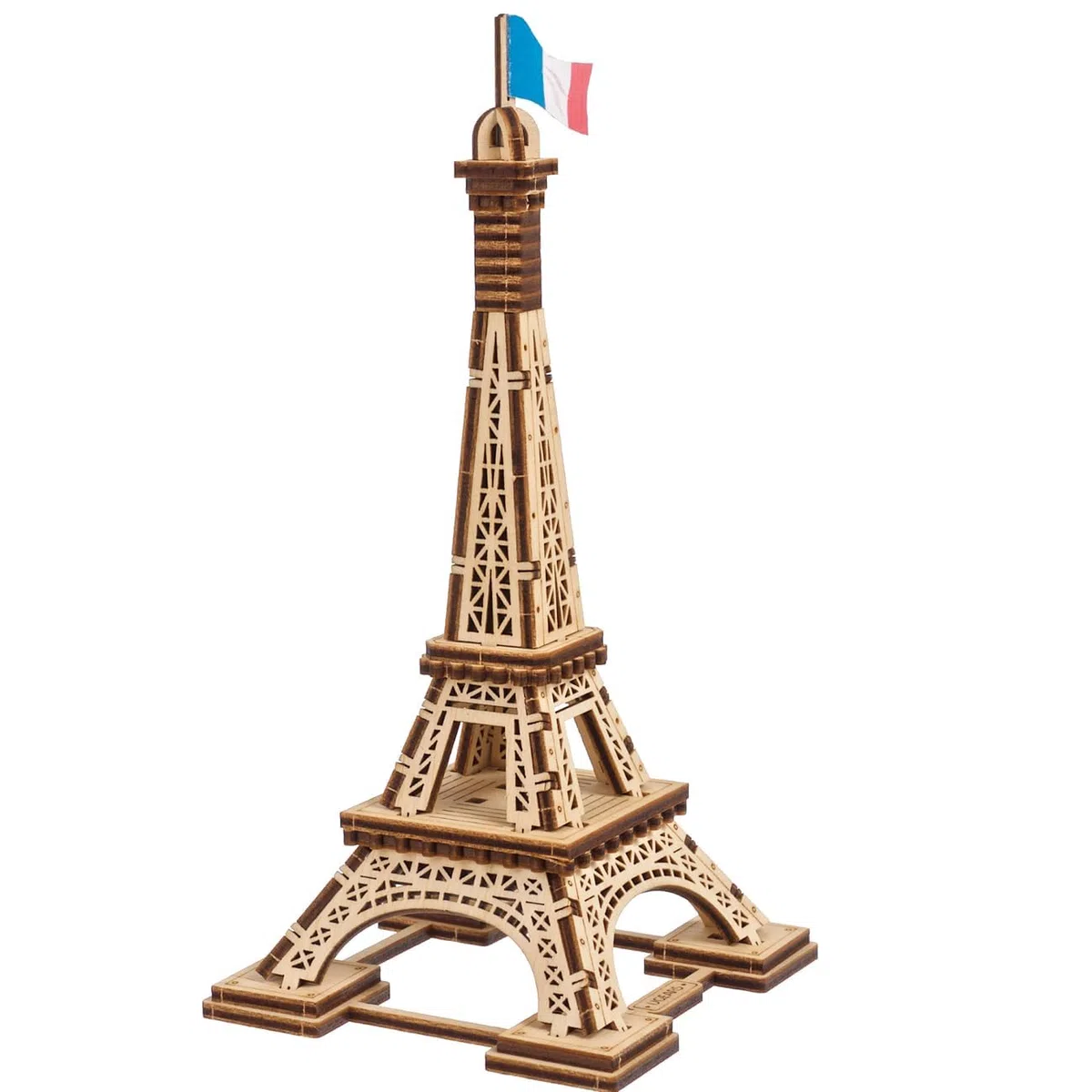 UGEARS Torre di Parigi Puzzle 3D per Adulti - Kit di Modellismo Puzzle in Legno per Uomini - Rompecabezas 3D per Adulti - Kit di Modello in Legno da Costruire
