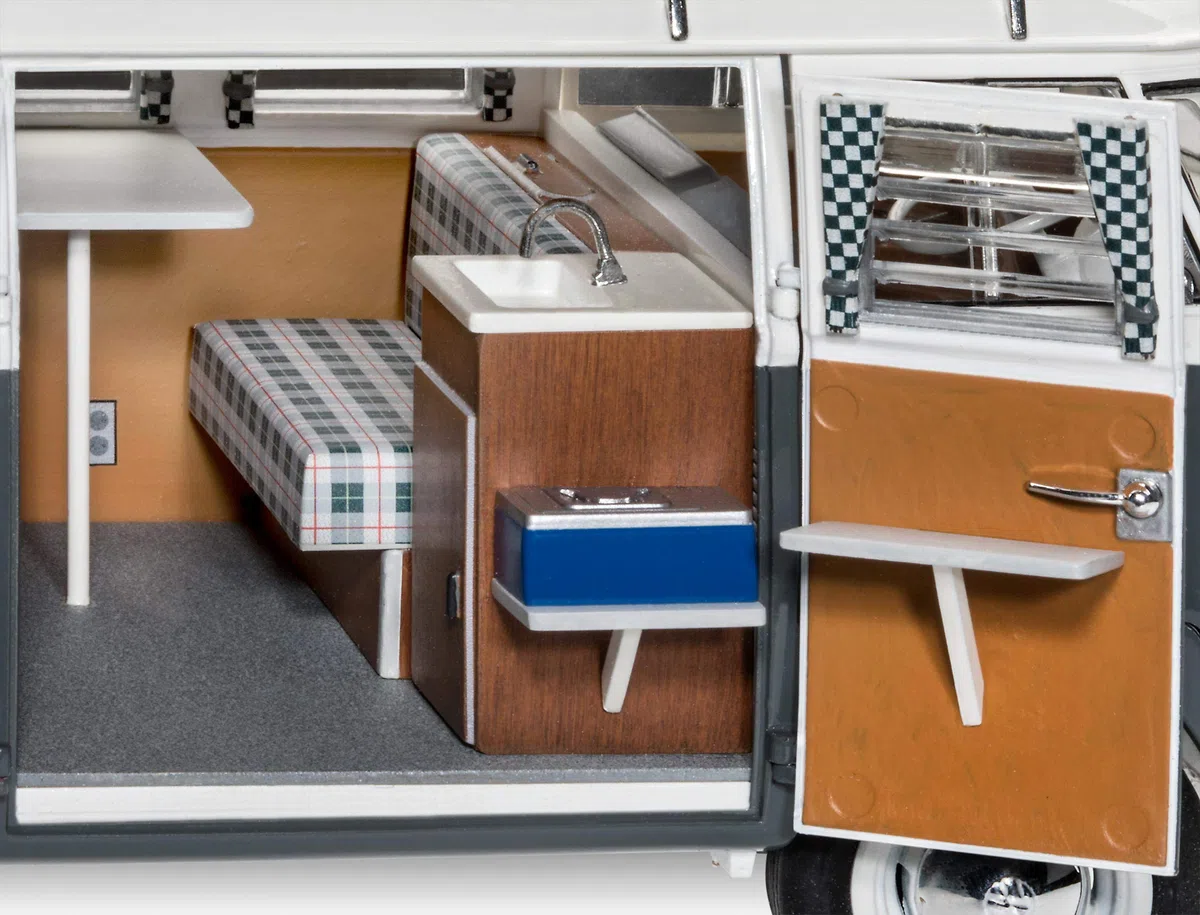 Revell 07674 VW T1 Camper 1:24 Kit modellino in plastica non costruito/non verniciato