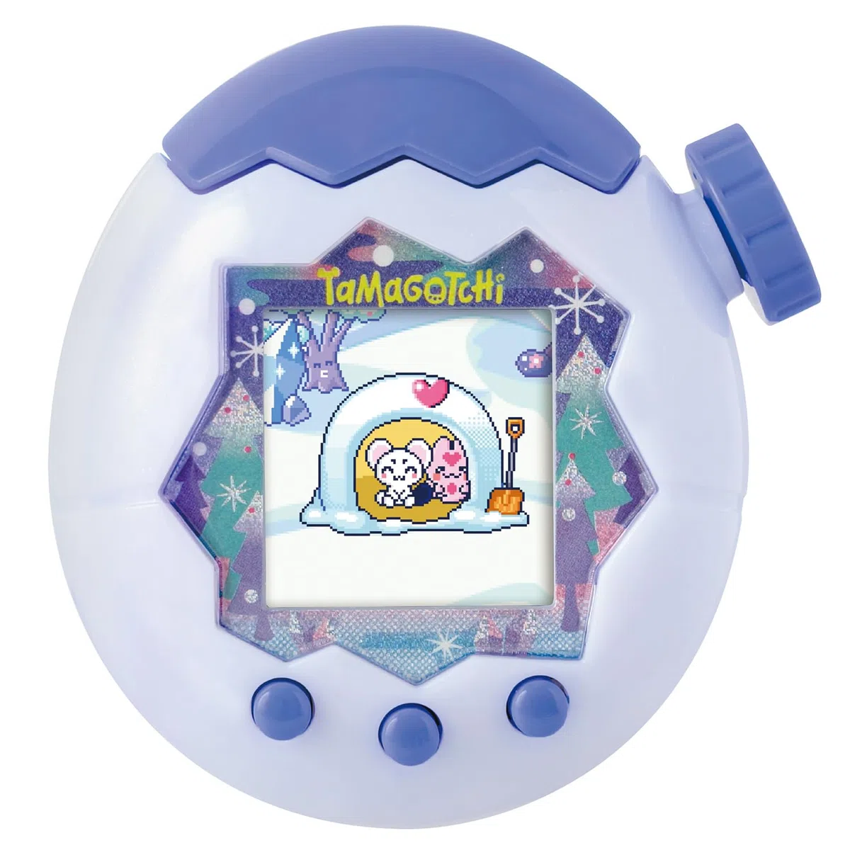 Tamagotchi Paradise White Glacier – Animale Virtuale da accudire – Tamagotchi Interattivo, rotella di zoom – Modello Ghiacciaio bianco e blu – Giocattolo per Bambini dai 6 anni in su – Bandai – 43426