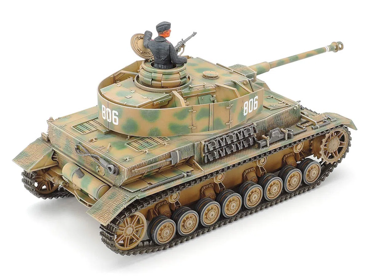 Tamiya 300035181 - Modellino Veicolo Speciale a Motore 161/2, Carro Armato IV J (1) della seconda Guerra Mondiale, Scala 1:35