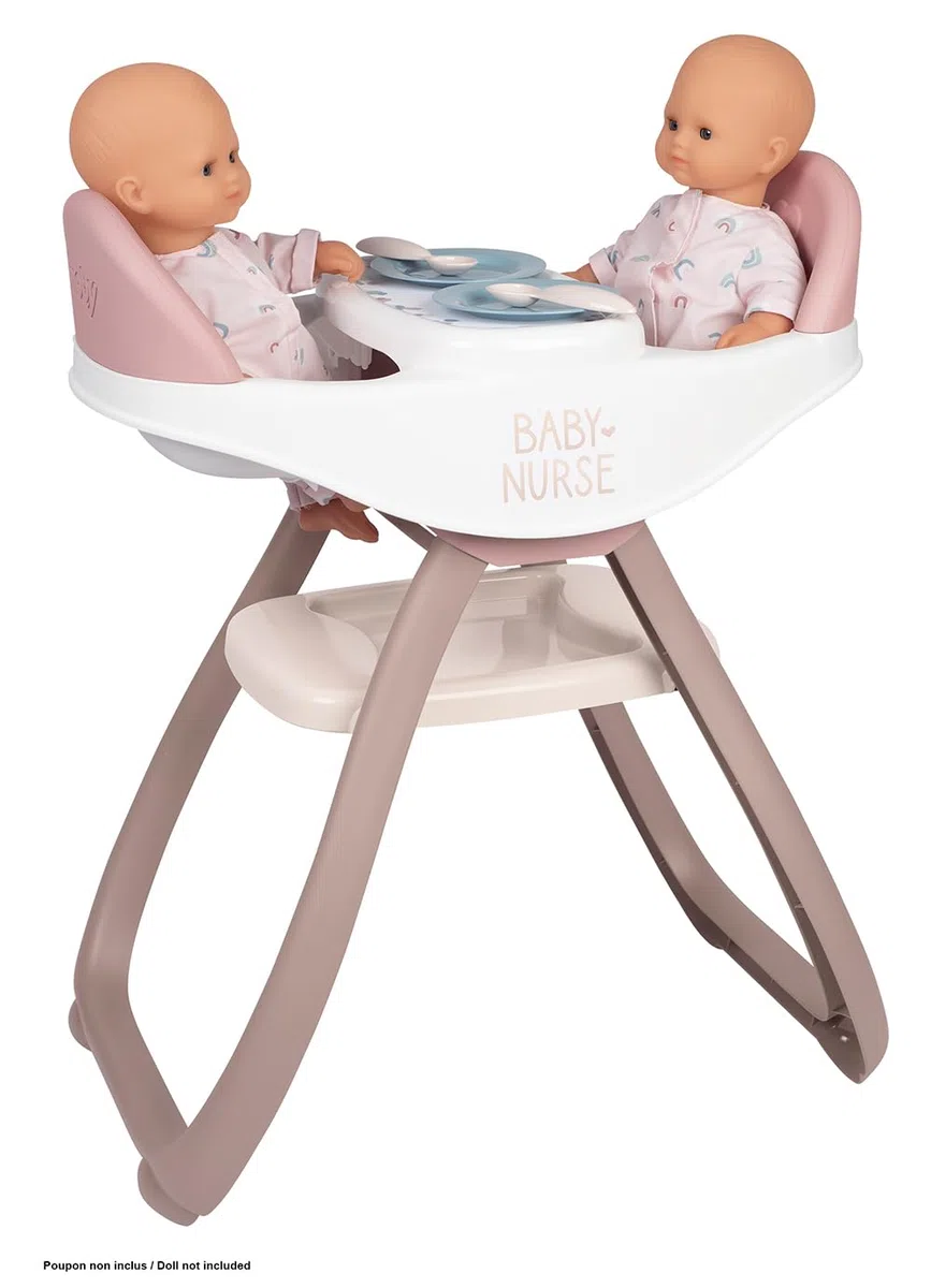 Smoby Baby Nurse-Seggiolone per Bambole gemellari, 220371