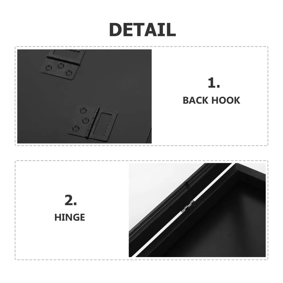 Display con cornice per magliette da calcio, scatola per profonde, cornice per magliette in legno nero, vetrina montabile a parete per maglie, cimeli sportivi