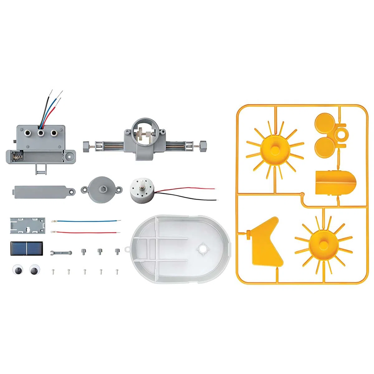 4M 403415 Green Science Aqua Robot-Solar Hybrid Power, Multi