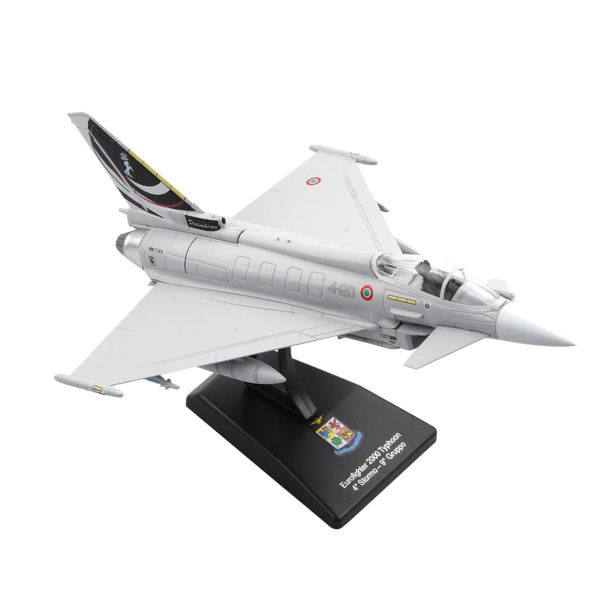 Lega Eurofighter Typhoon EF-2000 Fighter Aircraft Model 1:100 Toy Simulation Science Exhibition Model