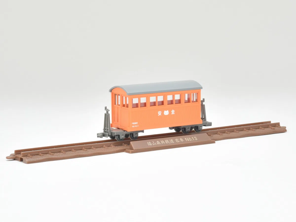 Railway Collection Railway Collection - Locomotiva Diesel Nekoyama Forest Railway 80, blu + 2 forniture diorama D