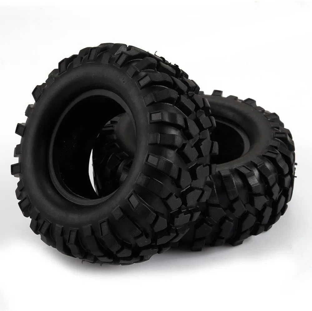KINGCOO Pneumatici RC per auto, 4 pezzi RC Crawler in gomma da 1,9 pollici, per 1:10 RC Rock Crawler Parti per Axial SCX10 D90 TF2 TRX4 Tamiya Gen8 (96 mm)
