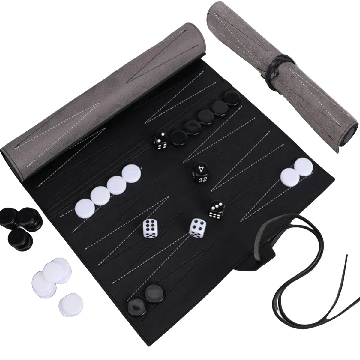 Backgammon gioco da tavolo,Backgammon da viaggio,Classico Backgammon Per Adulti,Perfetta idea regalo per gli appassionati del campeggio e dei viaggi ,25.5*34.5cm