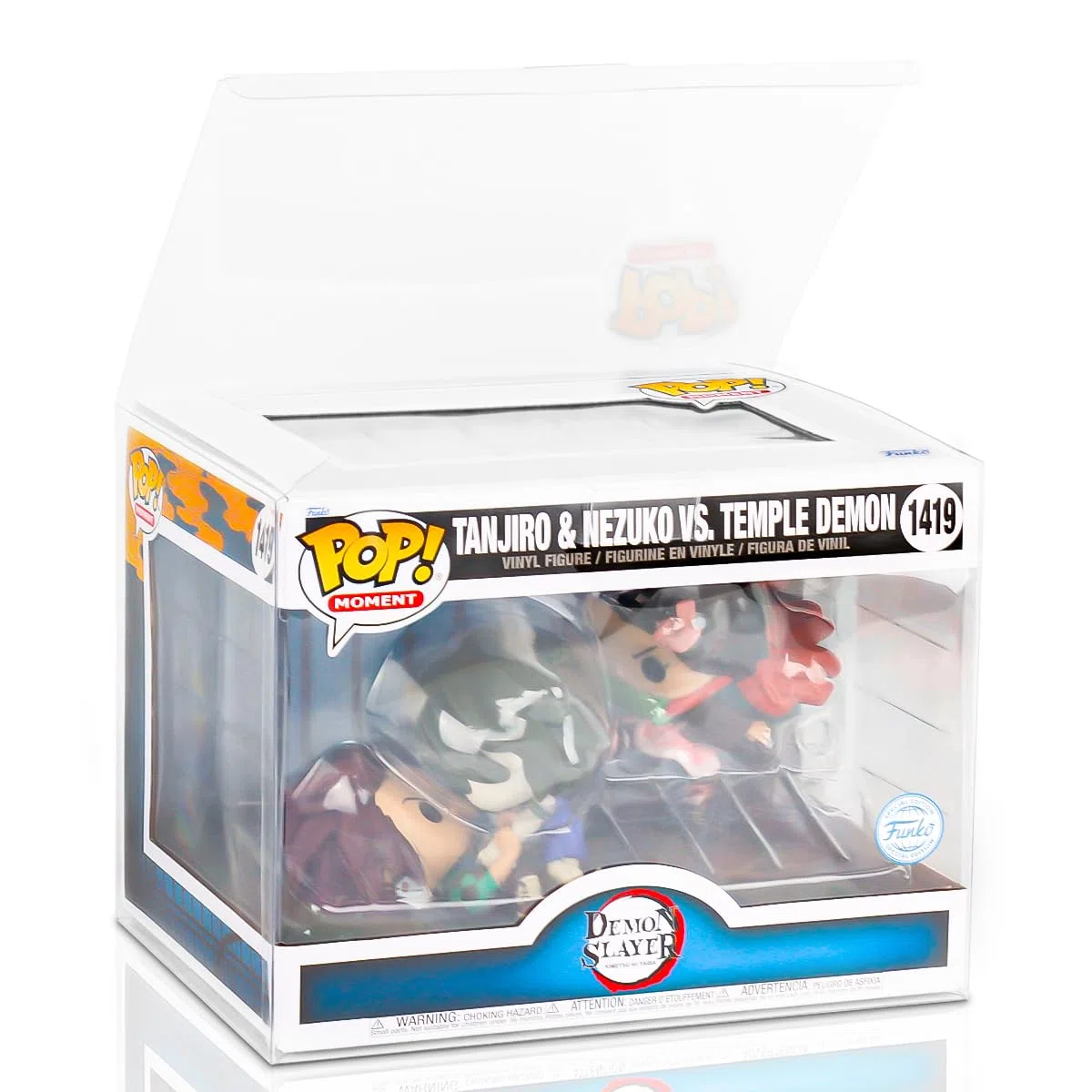 confezione da 2 custodie protettive per Funko Pop Moments, custodia trasparente ultra spessa da 0,5 mm, scatola espositiva robusta e trasparente con linguetta di chiusura, resistente ai graffi