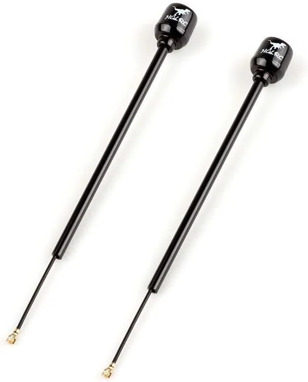HGLRC LHCP Antenna Long Range FPV Hammer 2.5dBi Mini 5.8G per RC Drone (2pcs Lungo UFL)
