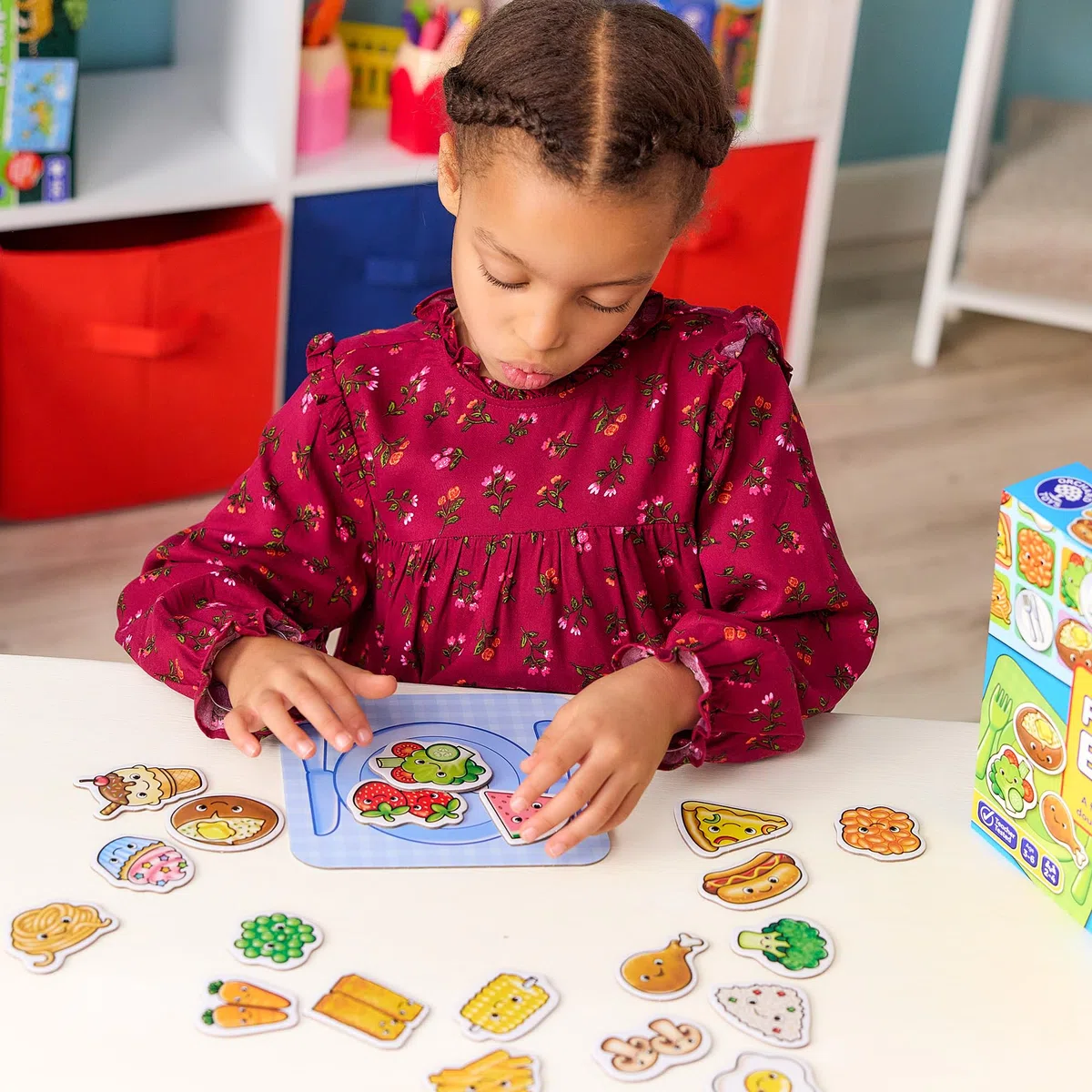 Orchard Toys - Gioco di Bingo Food: 1-4 Giocatori, Età consigliata 3-6 anni, Gioco di Loto in spagnolo