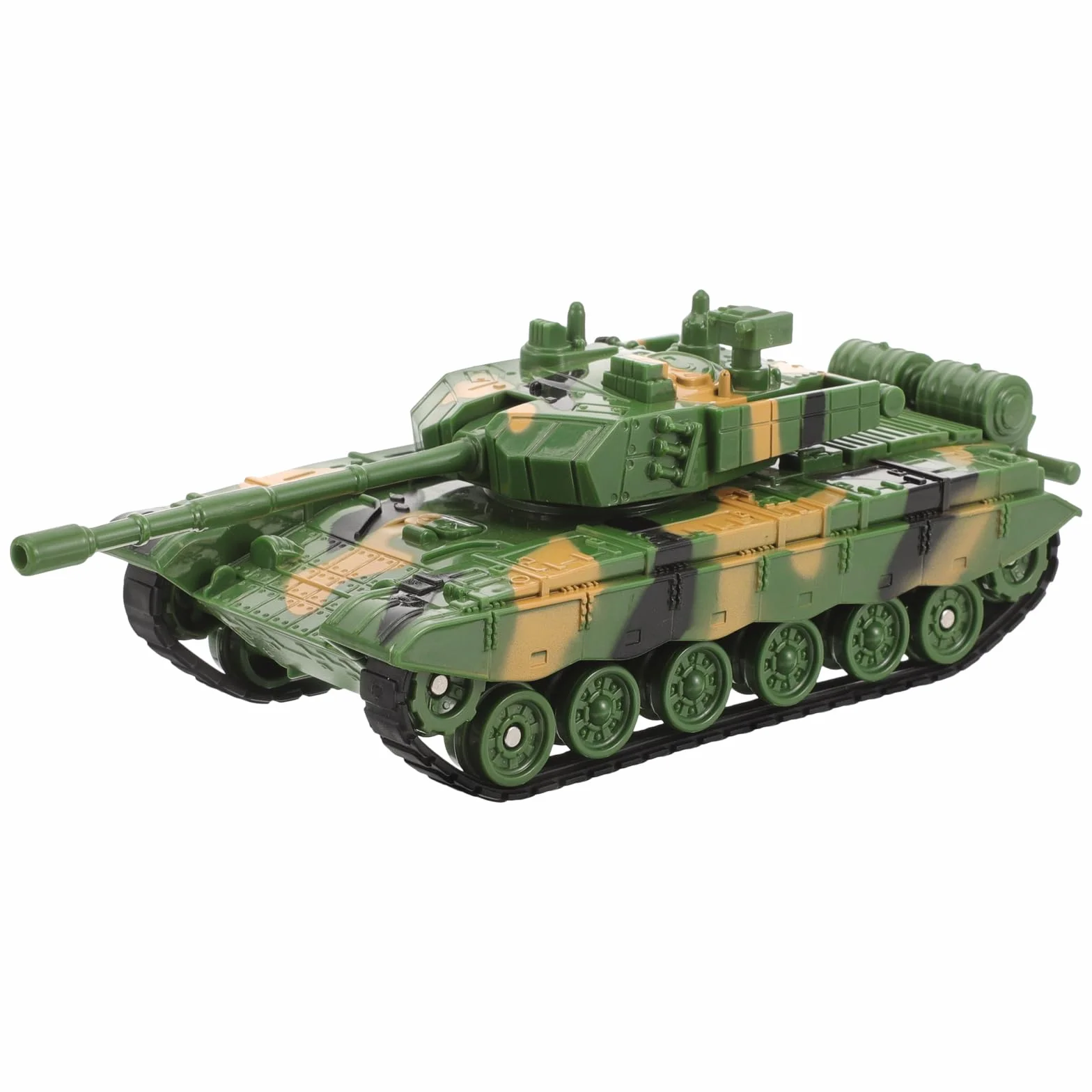 Toyvian Army Tank Toy, 14,5 cm lungo serbatoio modello giocattolo, modello di veicoli militari, giocattolo per bambini, regali per Natale e compleanno