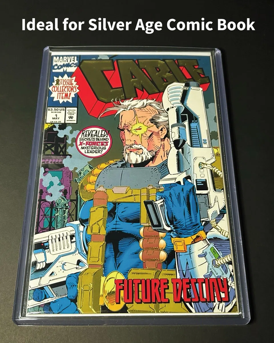 Custodia rigida per fumetti con caricamento dall'alto, per fumetti dell'età dell'argento e attuali, confezione da 10