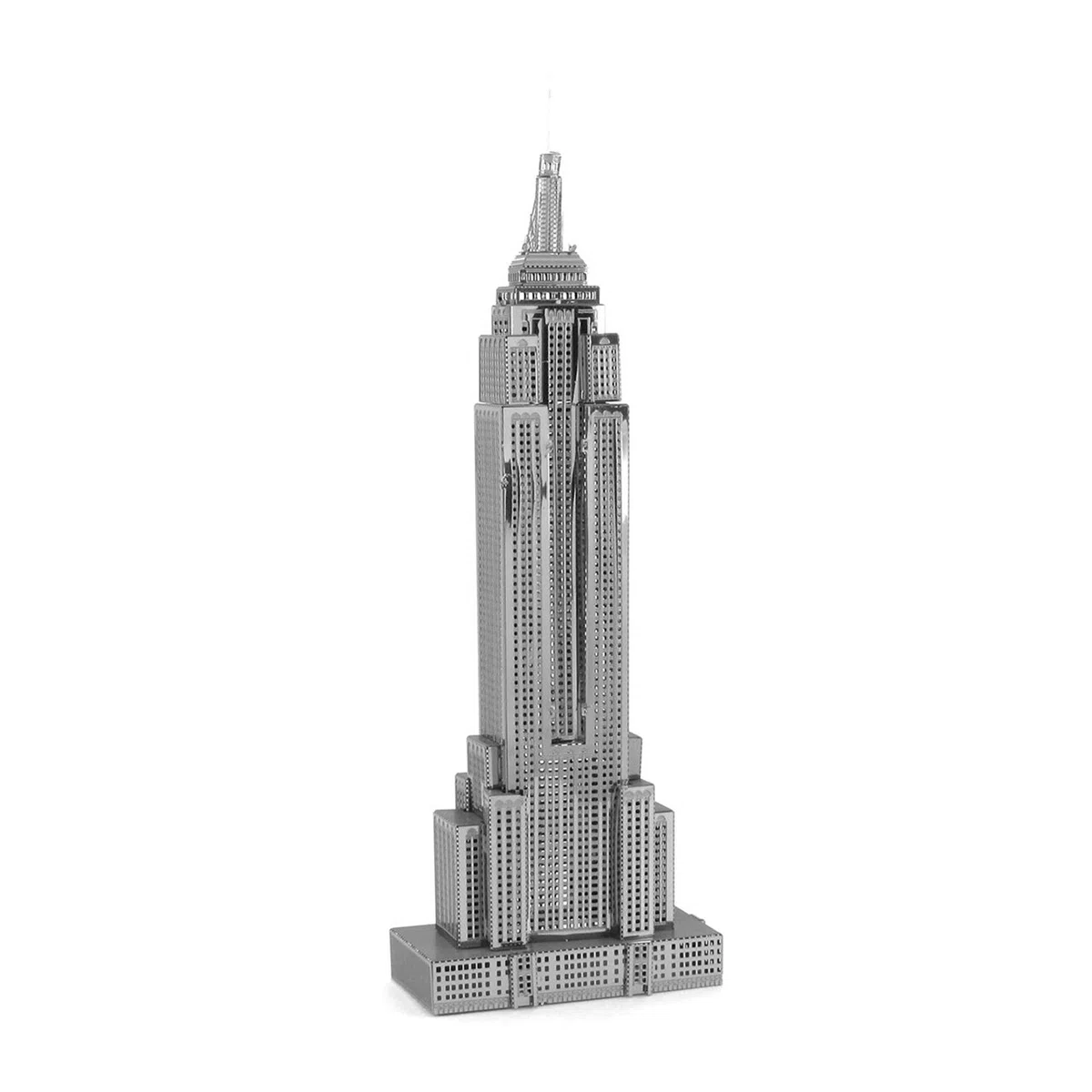 Metal Earth Serie Premium Empire State Building 3D Metal Model Kit Bundle con Pinzette Fascinations