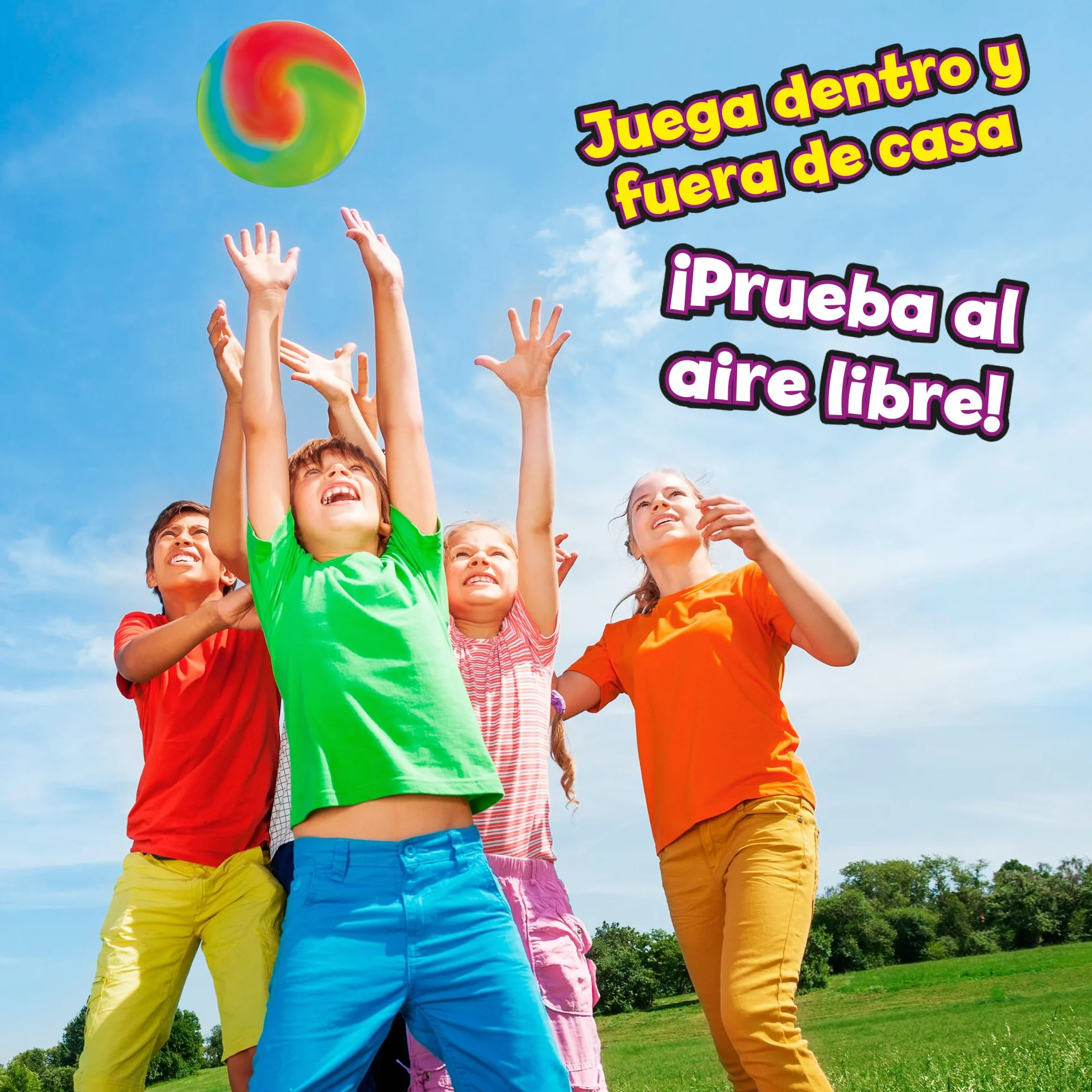 Bizak Wubble Brilla al Buio, Bolla d'aria con cui puoi giocare come se fosse una palla, puoi lanciarla, colpirla e buttarti su di essa, resiste a Tutto, (62941875)