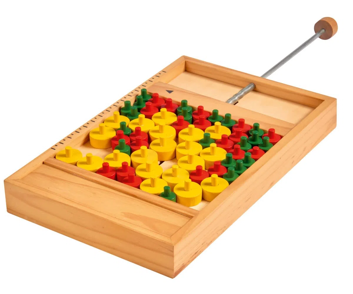 Noris 606101941 Deluxe - Dischi Mikado per bambini dai 6 anni in su, con materiale da gioco in legno colorato