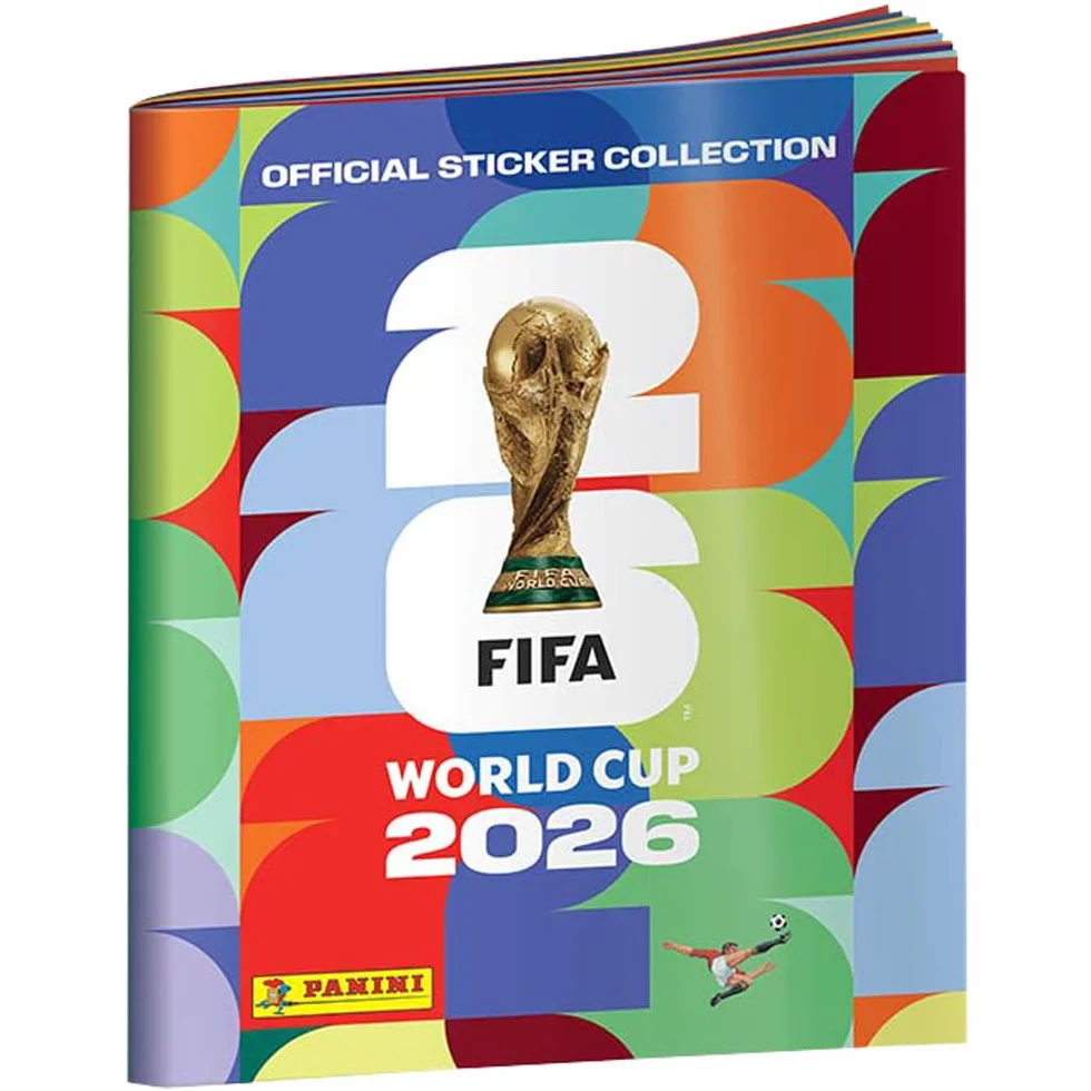 Adesivi Mondiale 2026 - 1 album da collezione 20 bustine + esclusive custodie Collect-it (pacchetto marca propria)