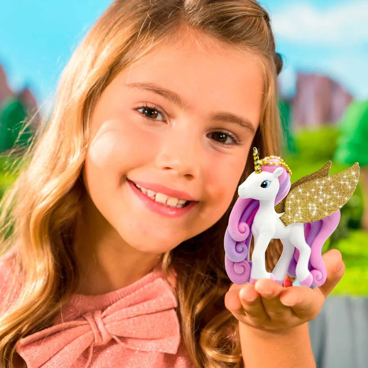 Galupy CRAZE Set di 3 Unicorno Bambina, Figure Unicorno da Collezione, 3 Unicorno Speciale, Giocattoli per Bambini 3 Anni