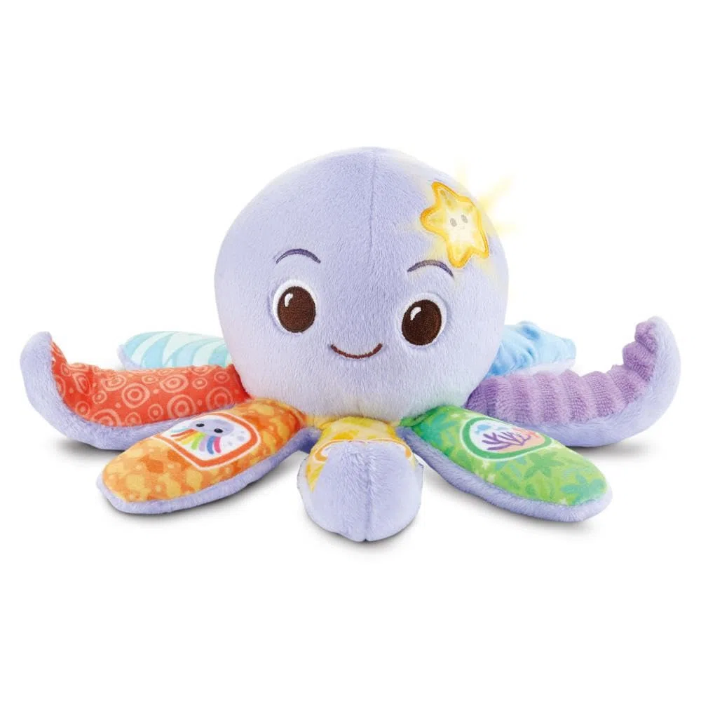 VTech Marina Polipetta Canterina, Animale Peluche Interattivo con 18 Canzoni, Melodie, Modalità Musica e Natura, 3 Pulsanti Interattivi, Lingua Italiana, Batterie Incluse, 3-36 Mesi