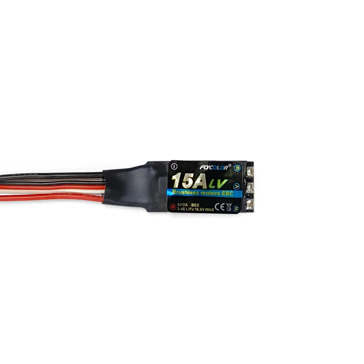 FLYCOLOR 15A RC Brushless Motore Elettrico Regolatore di Velocità Built-in 5V/2A BEC, Supporto 2S-4S LiPo ESC per Radiolink A560 Aereo