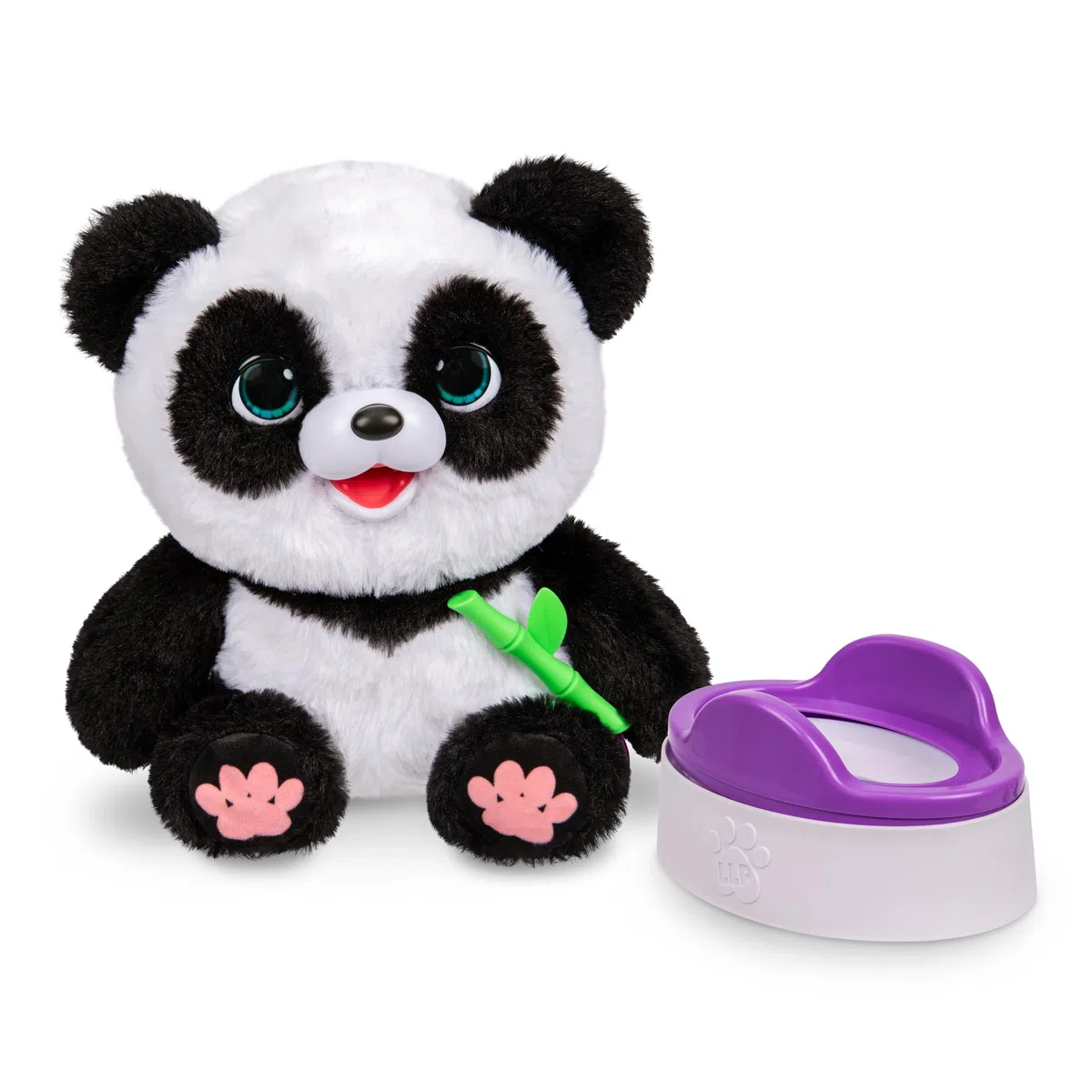 Little Live Pets My Baby Panda ChuChu | Panda interattivo con Oltre 50 Suoni e reazioni; si muove le zampe, Fatto e ride; Contiene un barattolo; ricomincia all'infinito (30 cm)