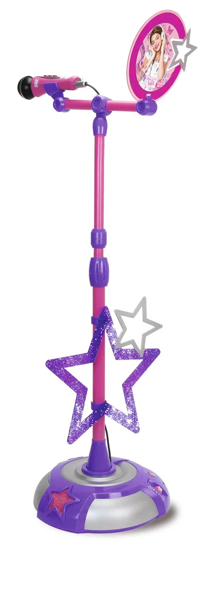 Smoby 7600027223 - Violetta Microfono con Asta