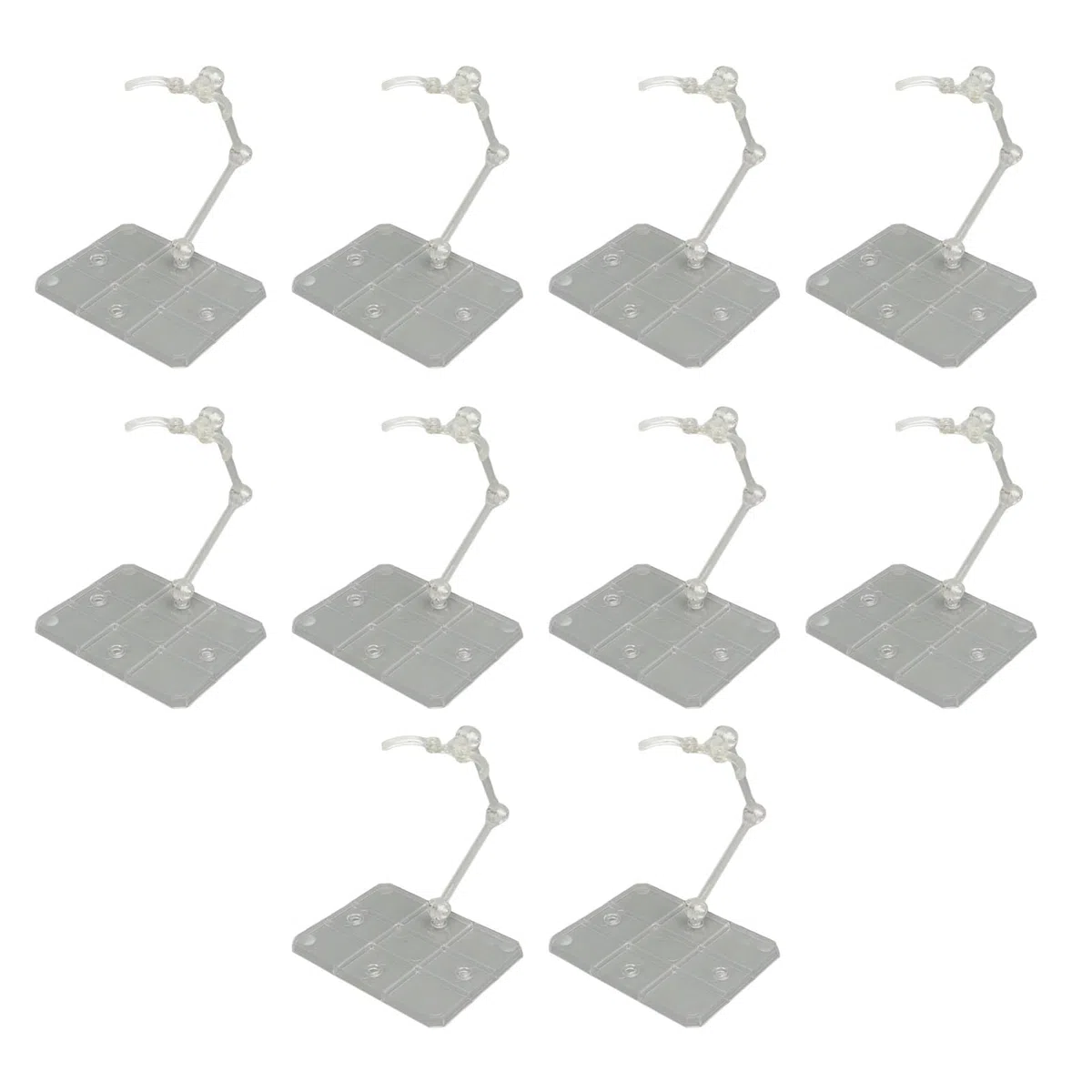 Supporto per Figure, 10 Set Ampia compatibilità Action Figure Supporto Durevole Buona stabilità Decorazione Domestica in Acrilico per Interni