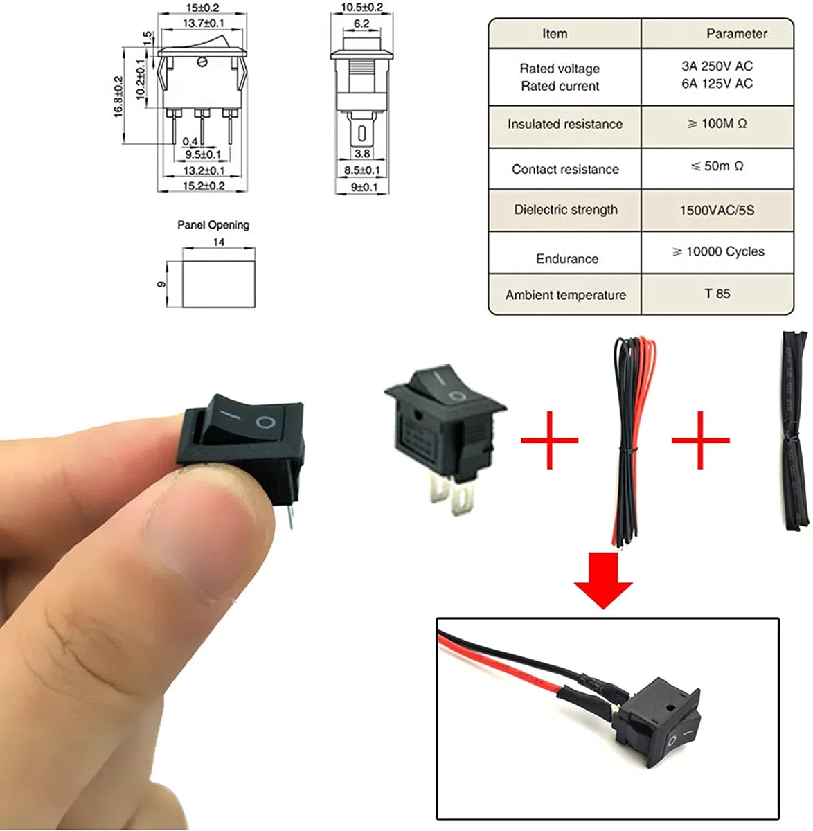 AOMAG Kit motori DC per bambini, 6 set da 159 mini motori elettrici per hobby con ingranaggi in plastica, elica per alberi, ruote in plastica per progetti fai da te STEM ingegneria giocattolo scienza