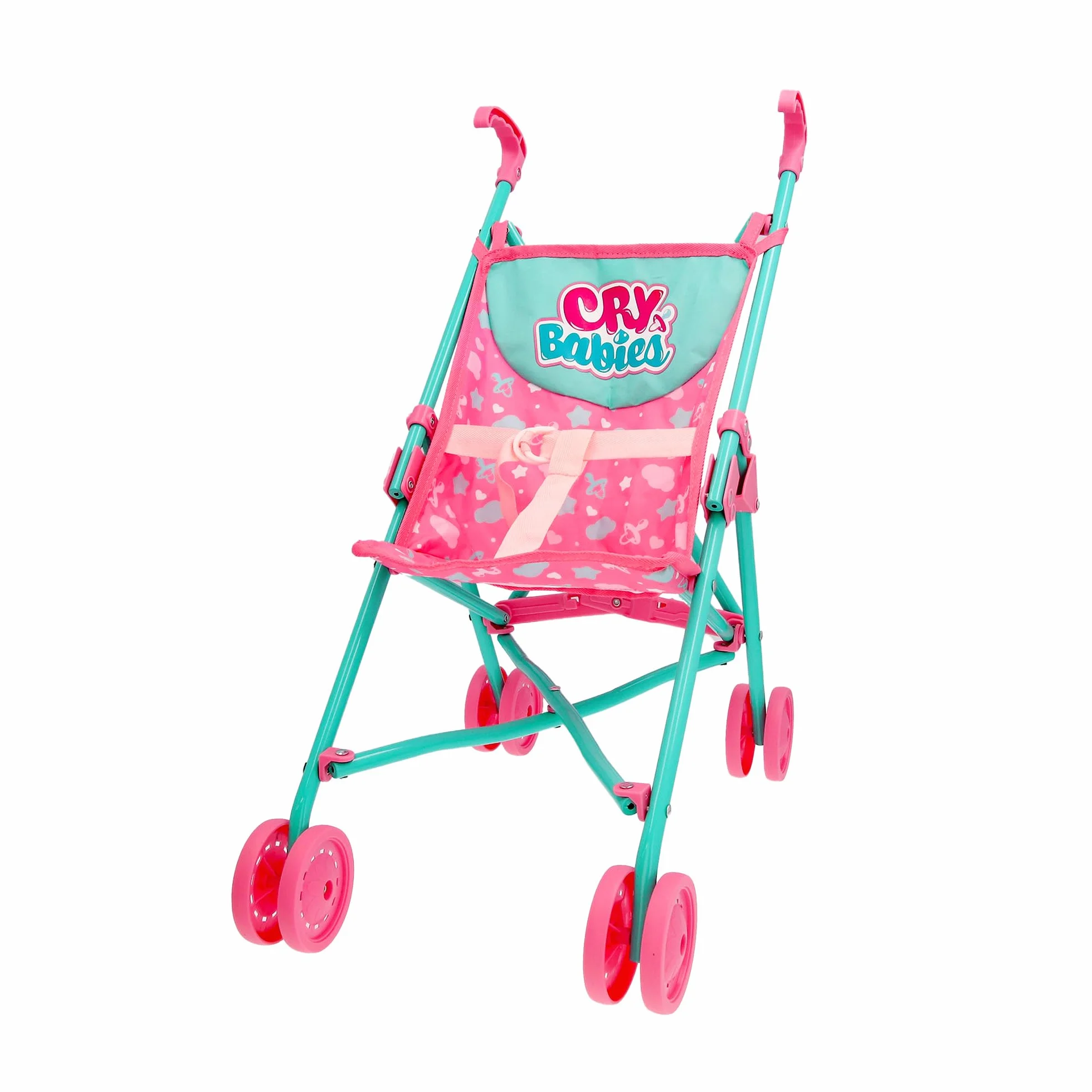 Bebés Llorones Passeggino per bambole facile da piegare, Accessori bambole & Giocattolo per bambina e bambino +2 Anni