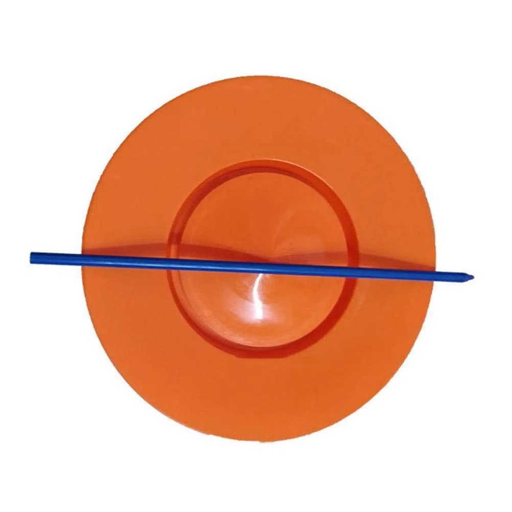 Set di 6 piatti rotanti in plastica con 12 bastoncini, accessori per giocoleria acrobatica da circo, set da gioco colorato per feste per adulti e principianti