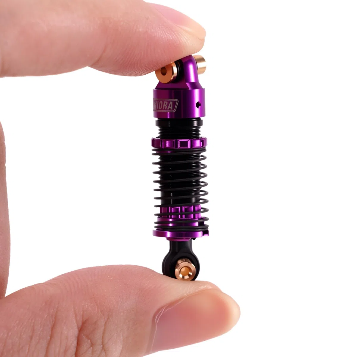 INJORA Ammortizzatori a Olio Big Bore 40mm per Upgrade 1/24 SCX24 FCX24M (Viola)