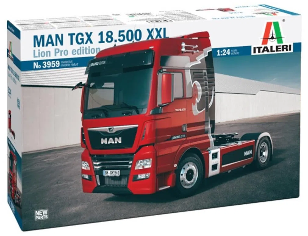 Italeri - man tgx 18 500 xxl 1/24 - italeri 3959