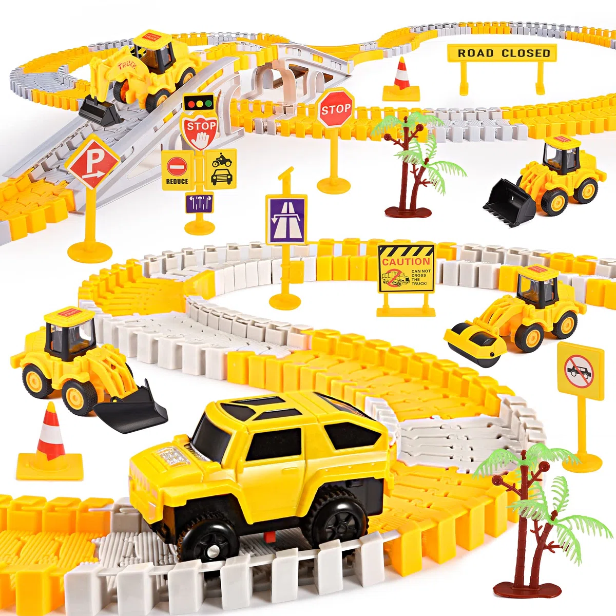 Adeokay Giocattoli A Partire Da 3 4 5 6 7 8 Anni Ragazzo, Pista Da Corsa Per Bambini Regalo Ragazzo Giocattolo Per Bambini 3-8 Anni Regalo di Compleanno Per Bambini Autocarro Dai 3-8 Anni