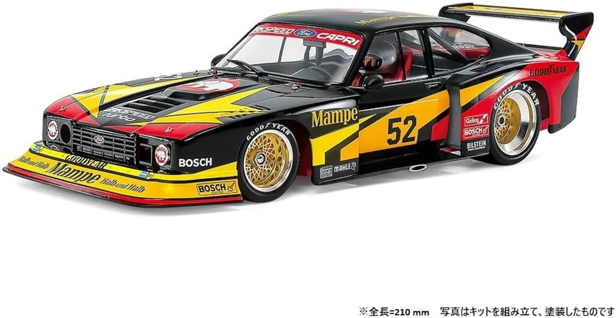 Tamiya Ford Zakspeed Capri Turbo MAMPE 24376 - Modellino in plastica per hobby, bricolage, modellismo, modellismo