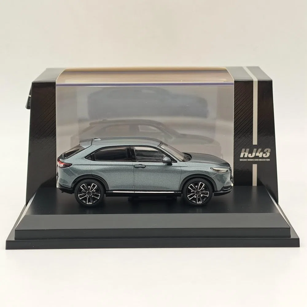 Hobby Giappone 1/43 VEZEL Meteoroid Grigio Metallic Diecast Modelli Auto Collezione Limitata Auto Giocattoli Regalo HJ431002GM
