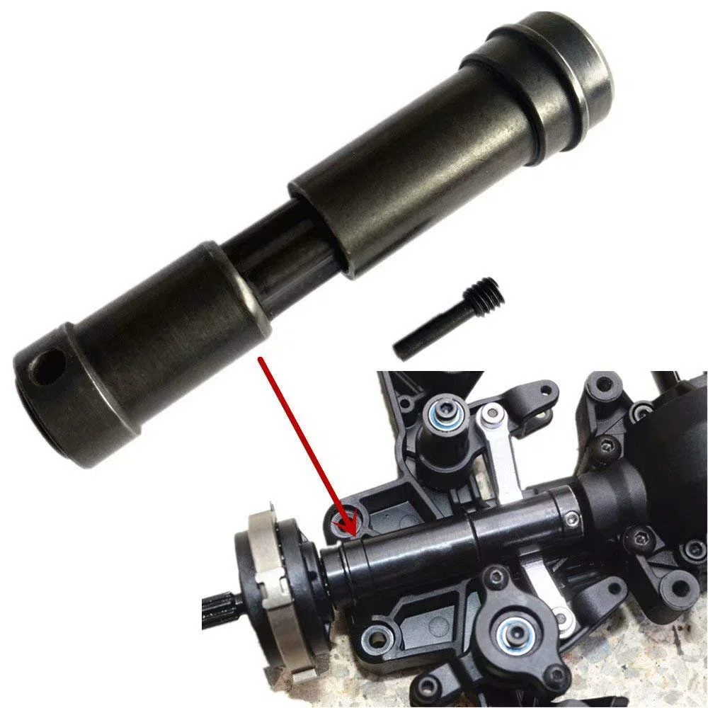 Harden Steel Center Front Driveshafts Fit Traxxas UDR 8556 Unlimited Desert Racer