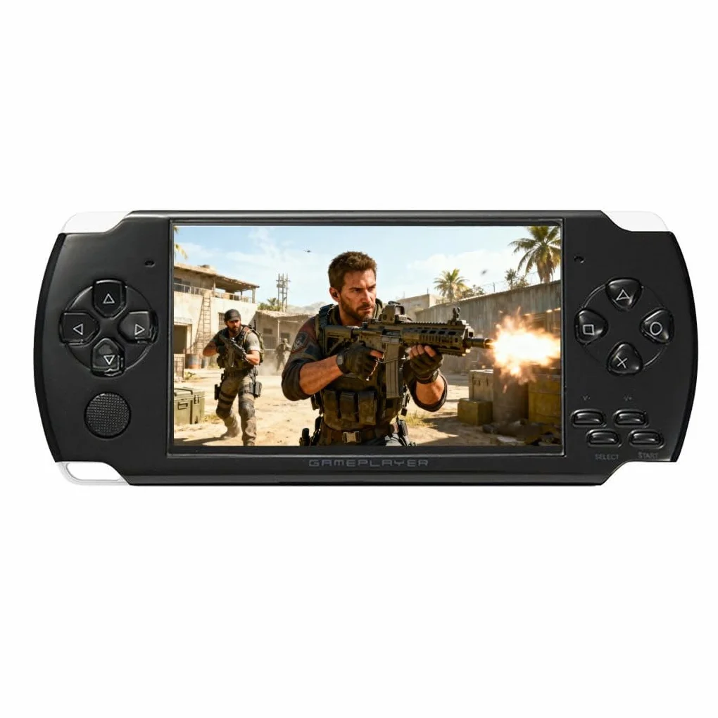 JXD 4,3 pollici Console di gioco Portatile X6 Supporta più Simulatori Console per Videogiochi Retrò lettore MP3/4/Ebook Uscita TV Dispositivo Giochi Salvataggi di Gioco regali per le feste