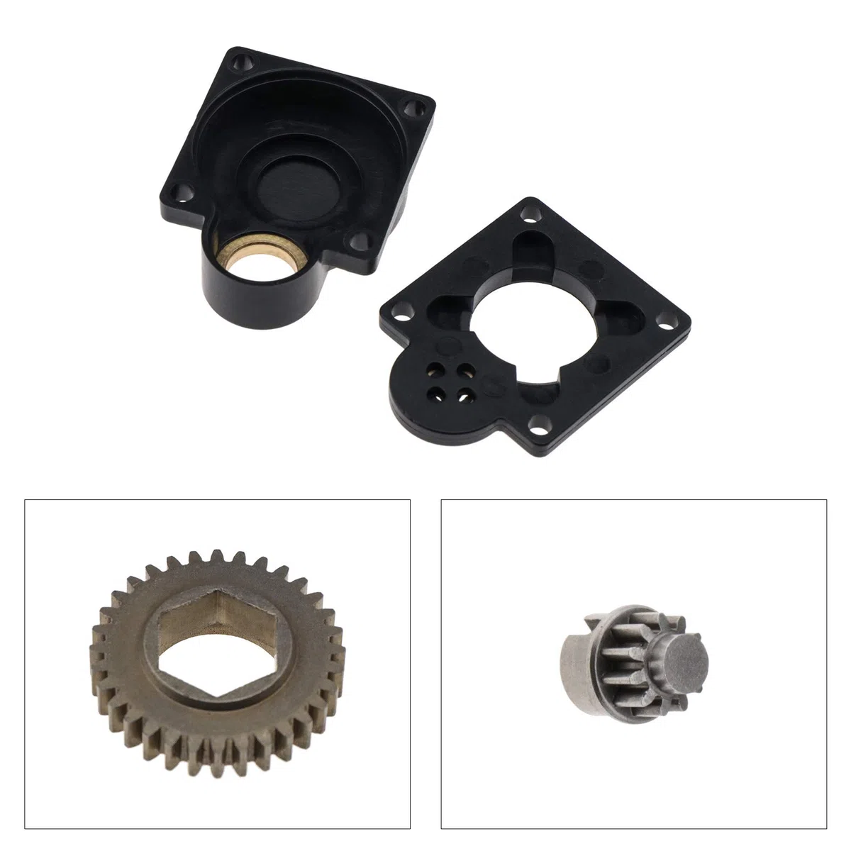 OTOTEC Electric Roto Starter Back Cover Backplate 11011 12mm Start Rod Con Viti Compatibile Con HSP 1/10 16/18/21 Nitro Motore RC Modello Auto Parte