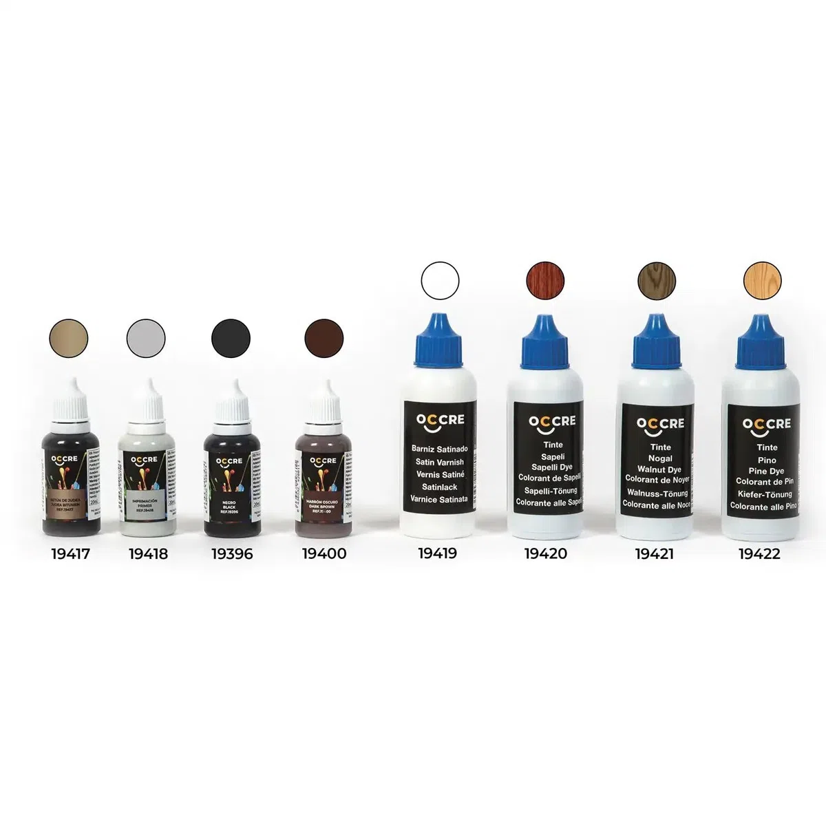 Occre Ref. 90560 - Pack colori acrilici Santa Maria - 4 x 20 ml + 4 x 50 ml