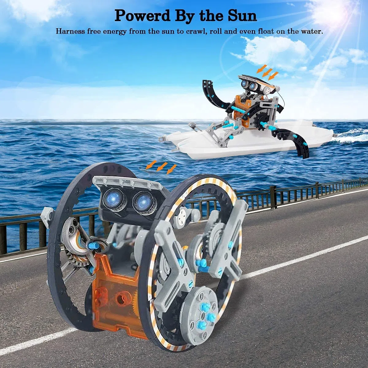 12-in-1 DIY Robot Giocattoli Solari Scienza Kit per Giochi bambini 8 9 10 11 12 anni maschio Ragazzi Regali Robot Building Kit Giocattoli per 8 9 10 11 12 + Anni Ragazzi Compleanno