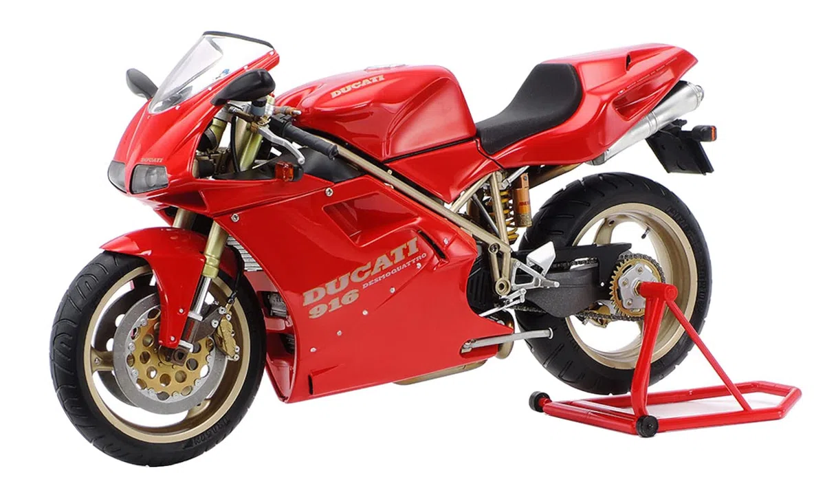 Tamiya 300014068 Ducati Desmo Veicolo 14068 916, Multicolore, Mittel
