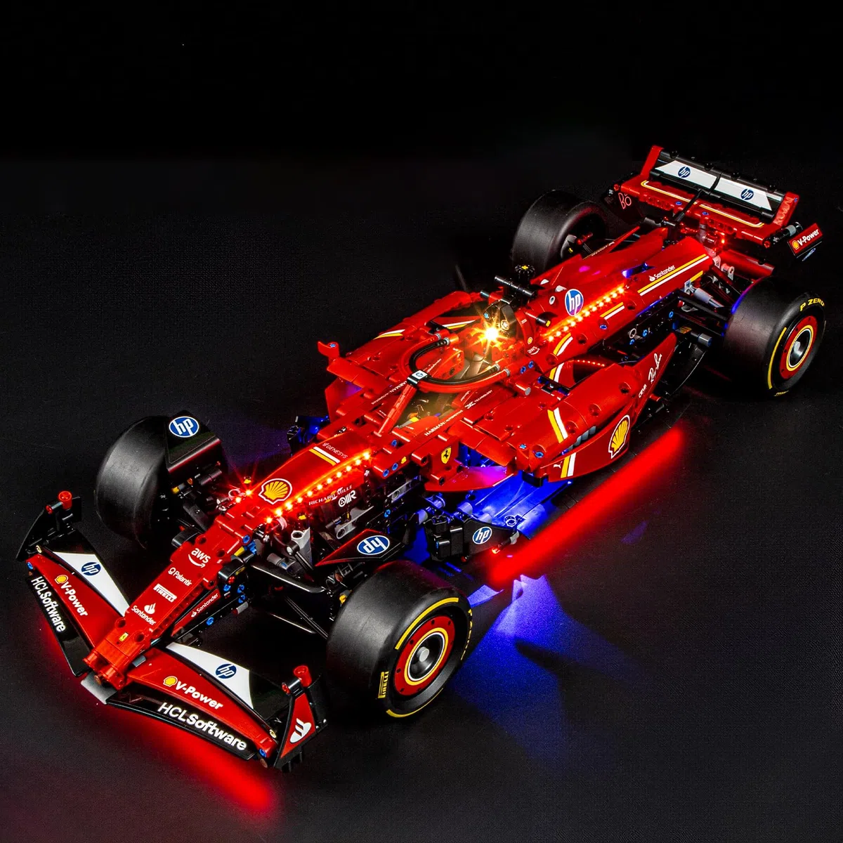 LIGHTAILING Set di Luci per Lego-42207 Monoposto-F1 Ferrari SF-24 Modello - Kit d'Éclairage LED Compatible avec les Modèles de Blocs de Construction Lego - Modèle Non Inclus
