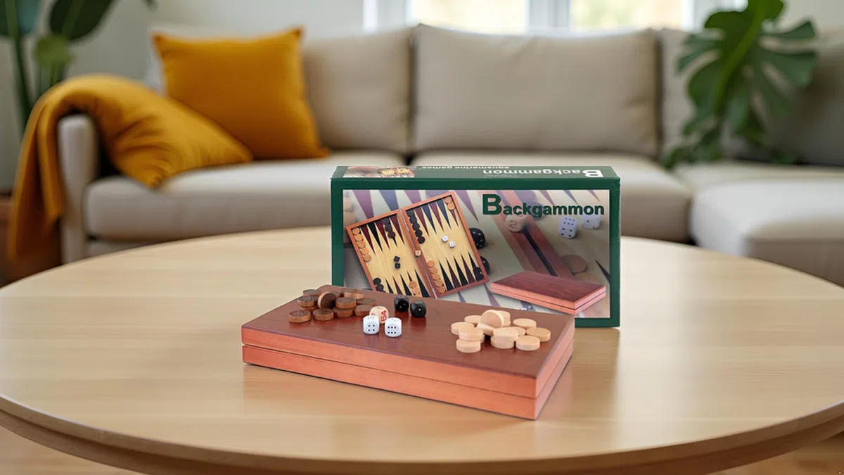 Aquamarine Giochi - Backgammon Viaggi, 2 giocatori (Compudid SG1019)