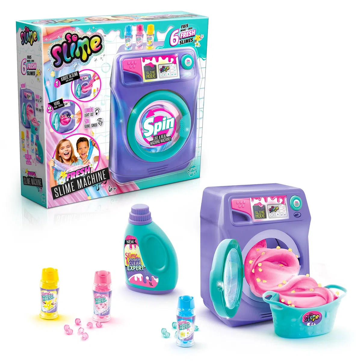 Canal Toys -La lavatrice di Slime-So Fresh-SSC 244, Viola