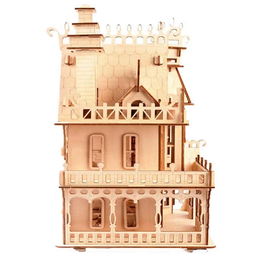 CUTEROOM Fantasy Villa - Kit di costruzione Woodcraft Camera Carina