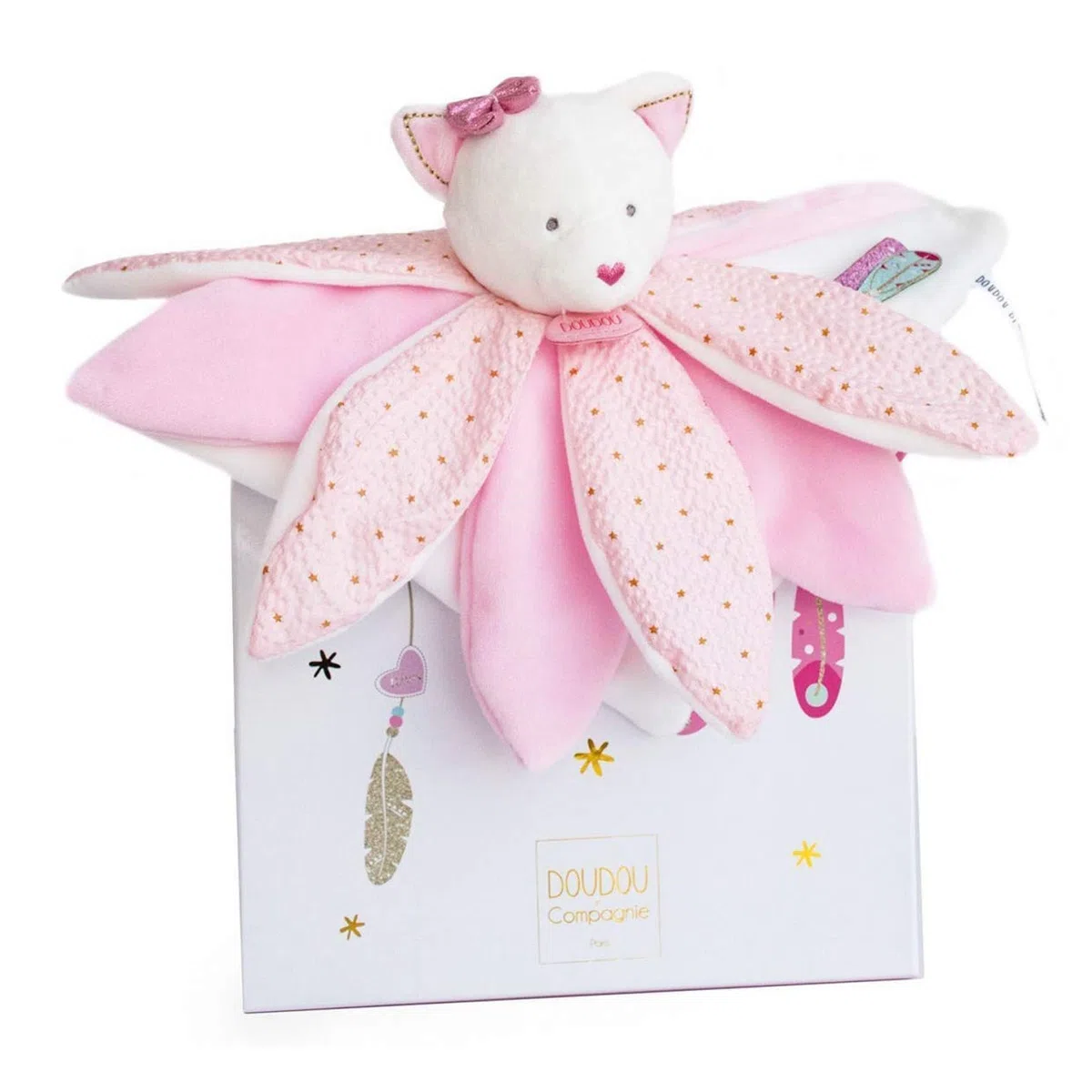 Doudou et Compagnie DC3550 ATTRAP-REVE - Cat Pet doudou, rosa