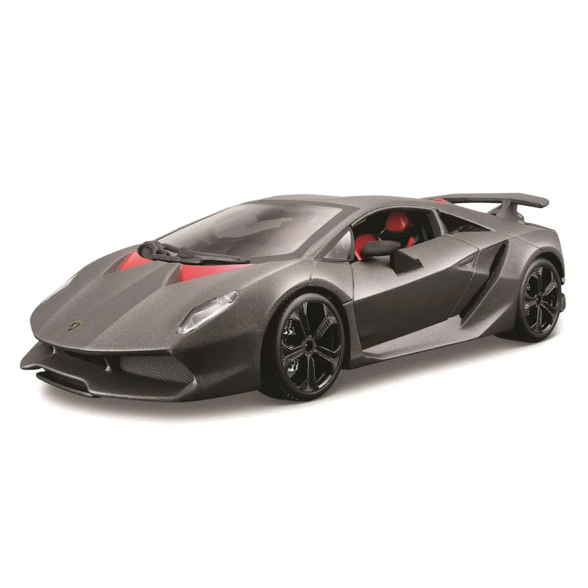 Bburago 18-21061 - Lamborghini Sesto Elemento, Colore: grigio metallizzato