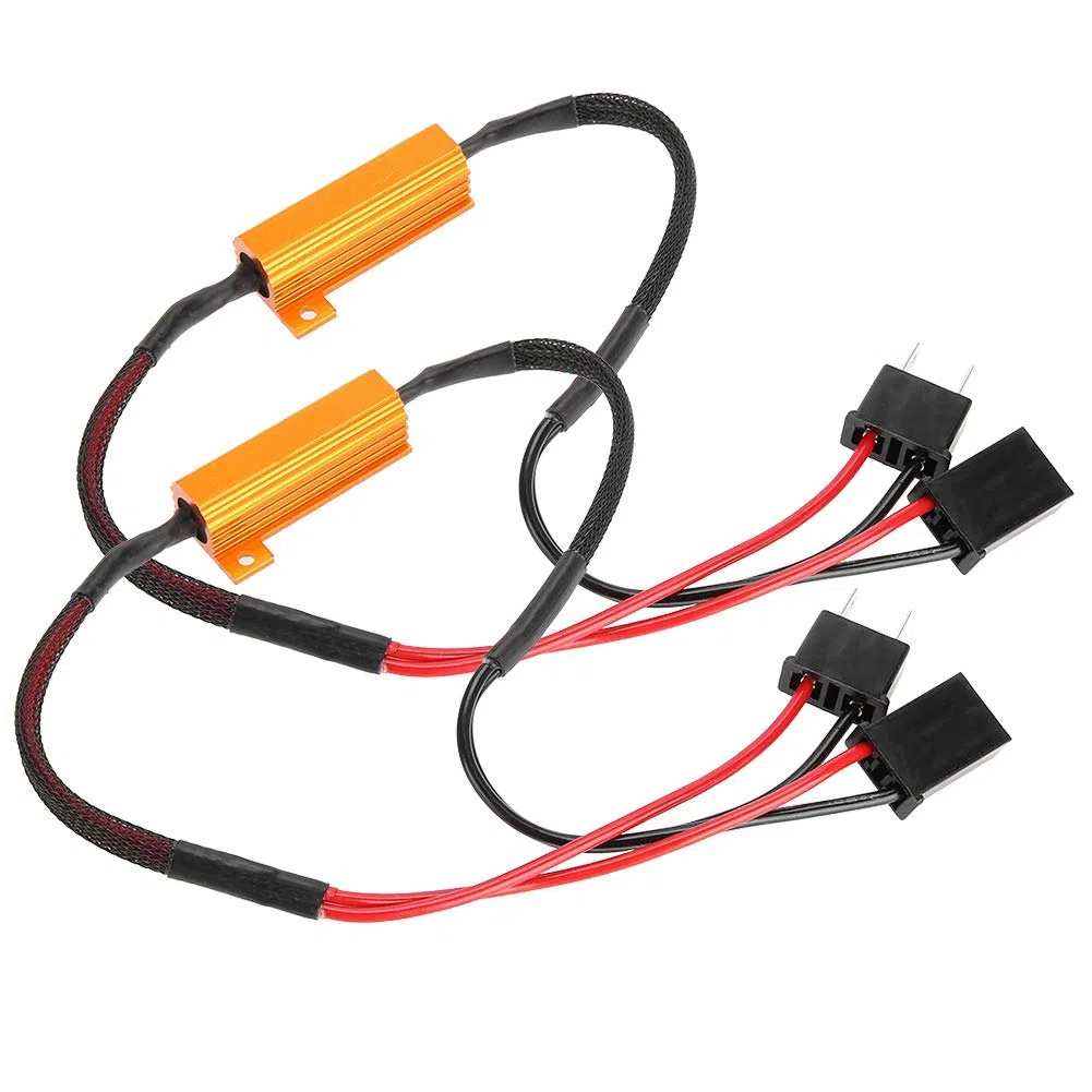 Kit Decodificatore Canbus H7, Decodificatori LED H7 da 2 Pezzi, Decodificatore LED Potente Canbus Aggiornato - Anti Hyper Flash, Nessun Errore, Resistenza di Carico Plug And Play