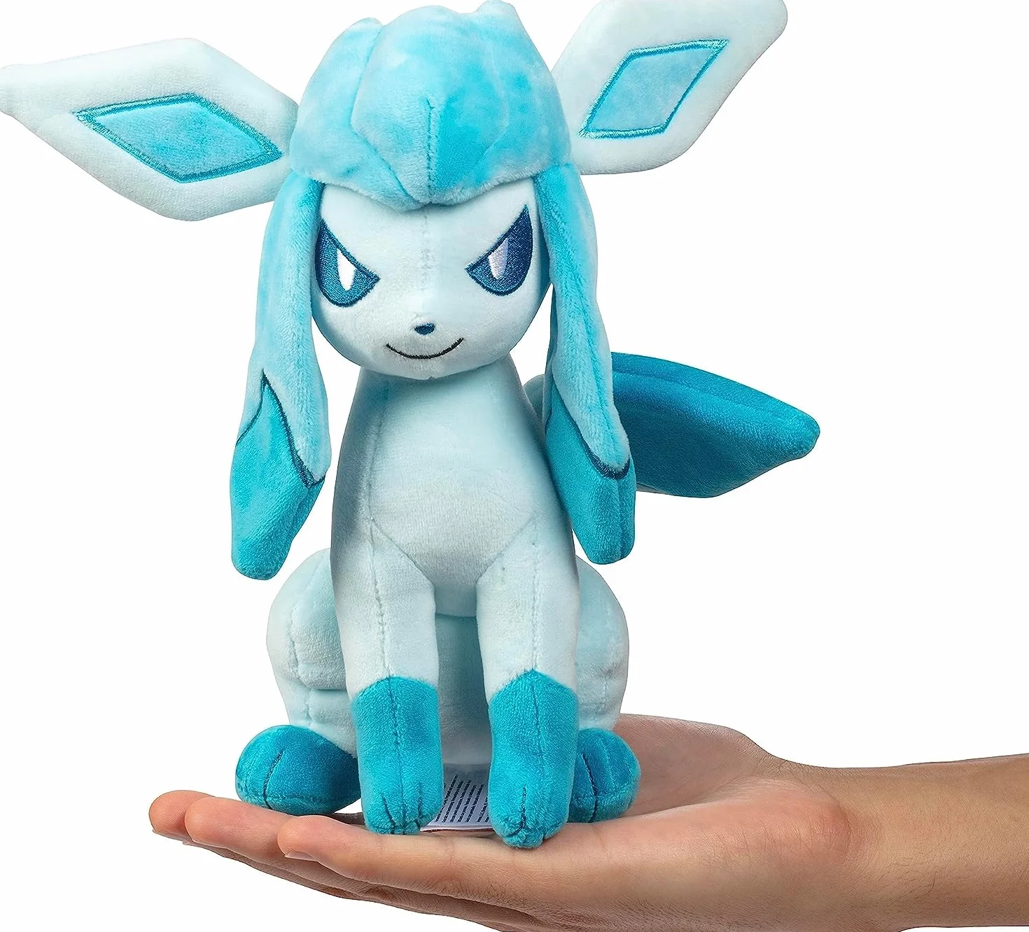 Pokémon Peluche Glaceon 20 cm - Pupazzi Nuova Ondata 2022 – Peluche Autentici Ufficiali Giocattoli