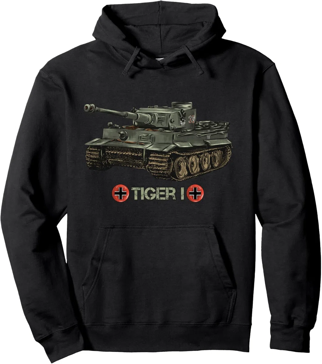 Regalo di carro armato tedesco Tiger I (1) della seconda Felpa con Cappuccio