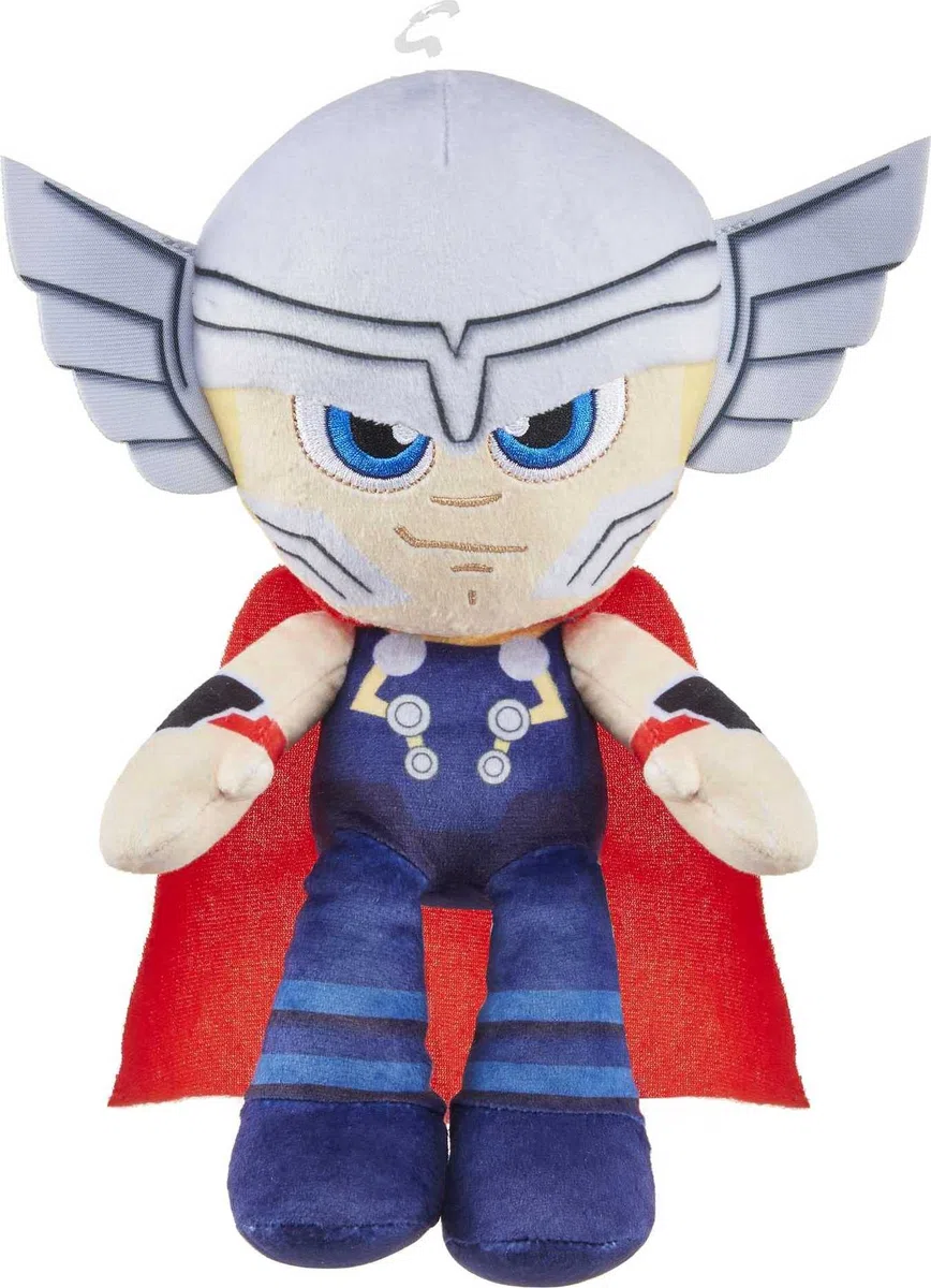 Personaggio di peluche Marvel, bambola morbida Thor da 20,3 cm, giocattolo da collezione, regalo per bambini e fan dai 3 anni in su